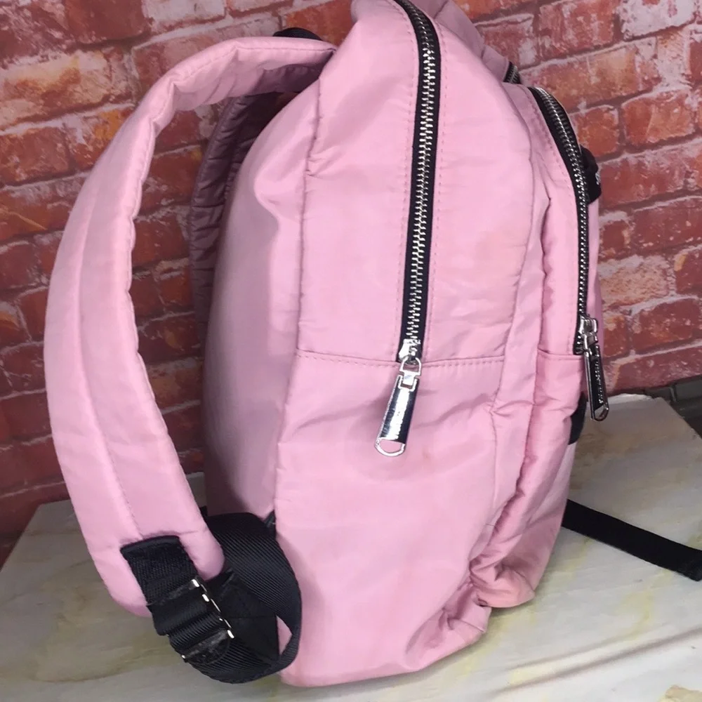 Steve Madden Pink Nylon Mini Force Backpack